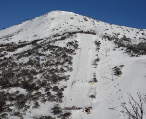 Toppa's Dream mogul course at Blue Cow. Photo: Perisher
